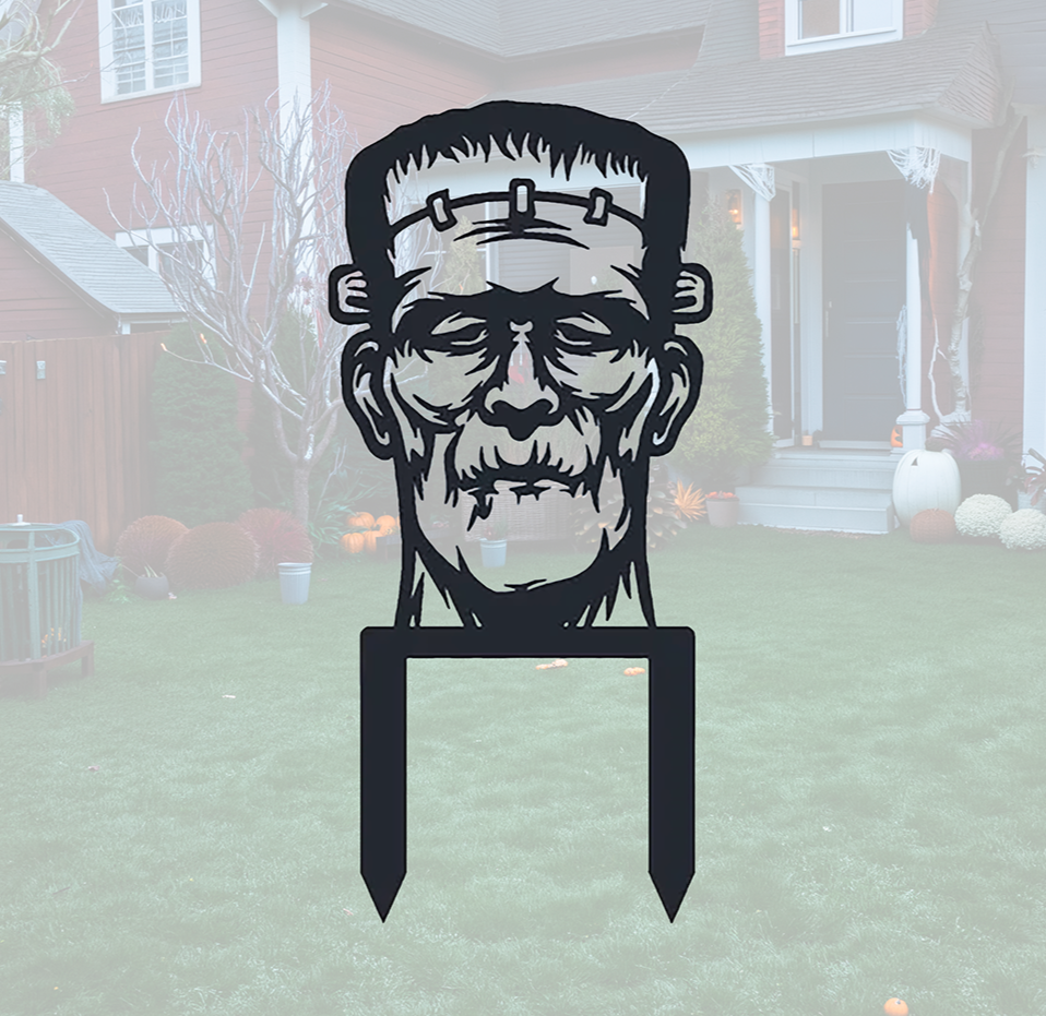 ITEM 207 - 10”W x 21.4”H - Frankenstein Stake