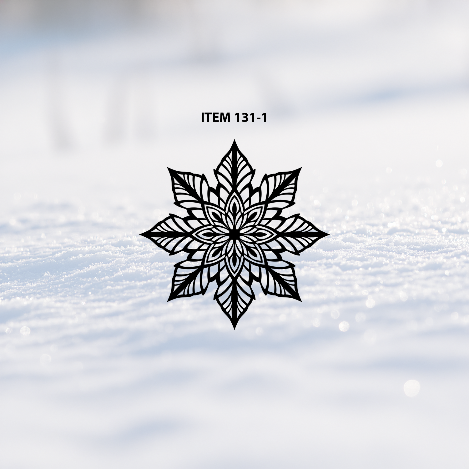 ITEM 131-1 Thru 131-9 - 9 Different Designs to Choose From- Snowflakes