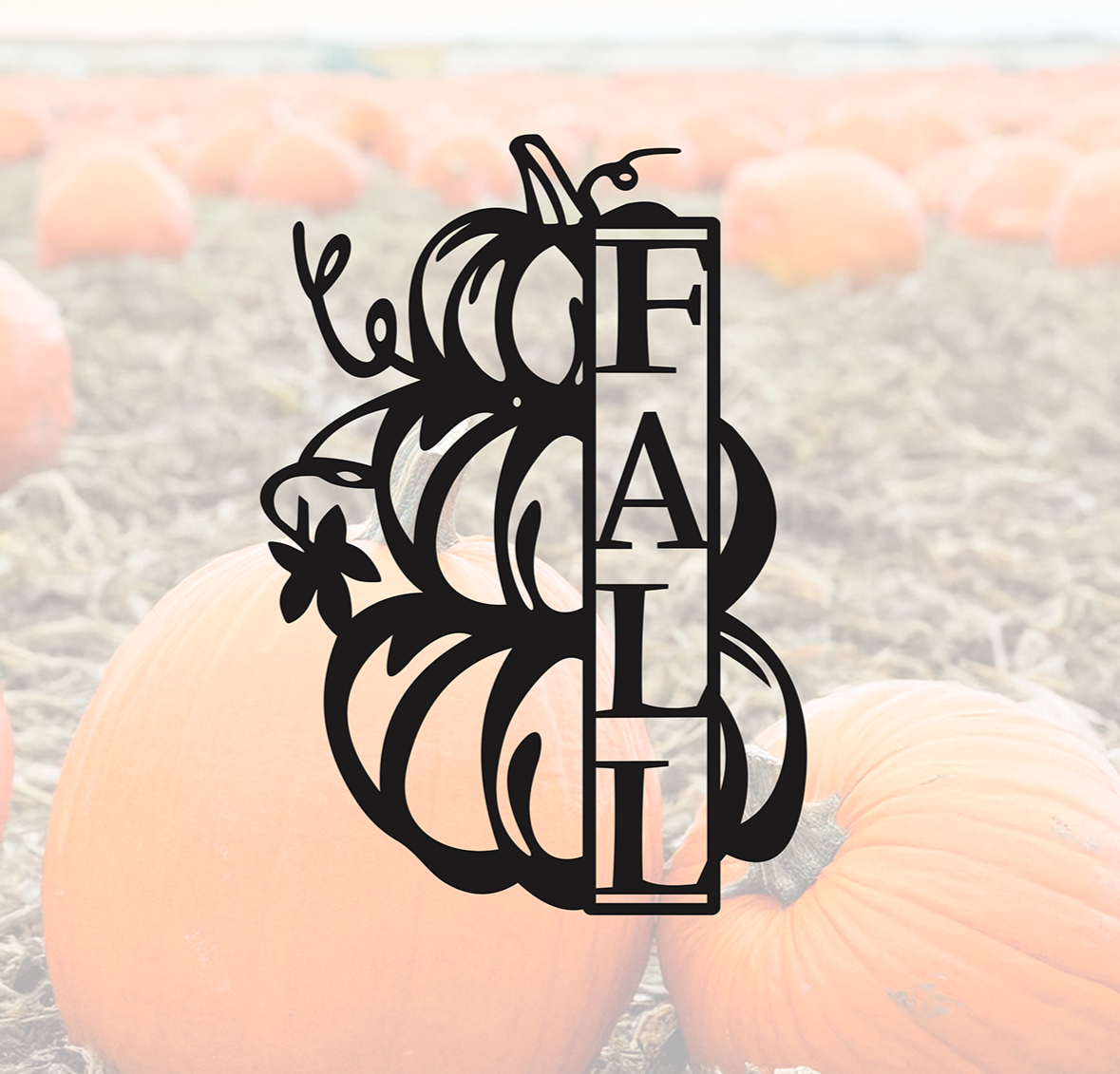 ITEM 88 - 9.4”W x 13.4”H - Fall Pumpkin