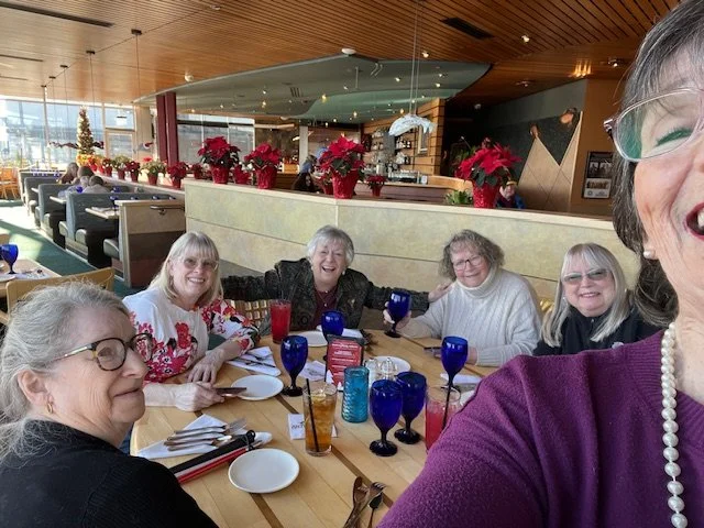 Some members of the Bremerton group enjoying lunch together.