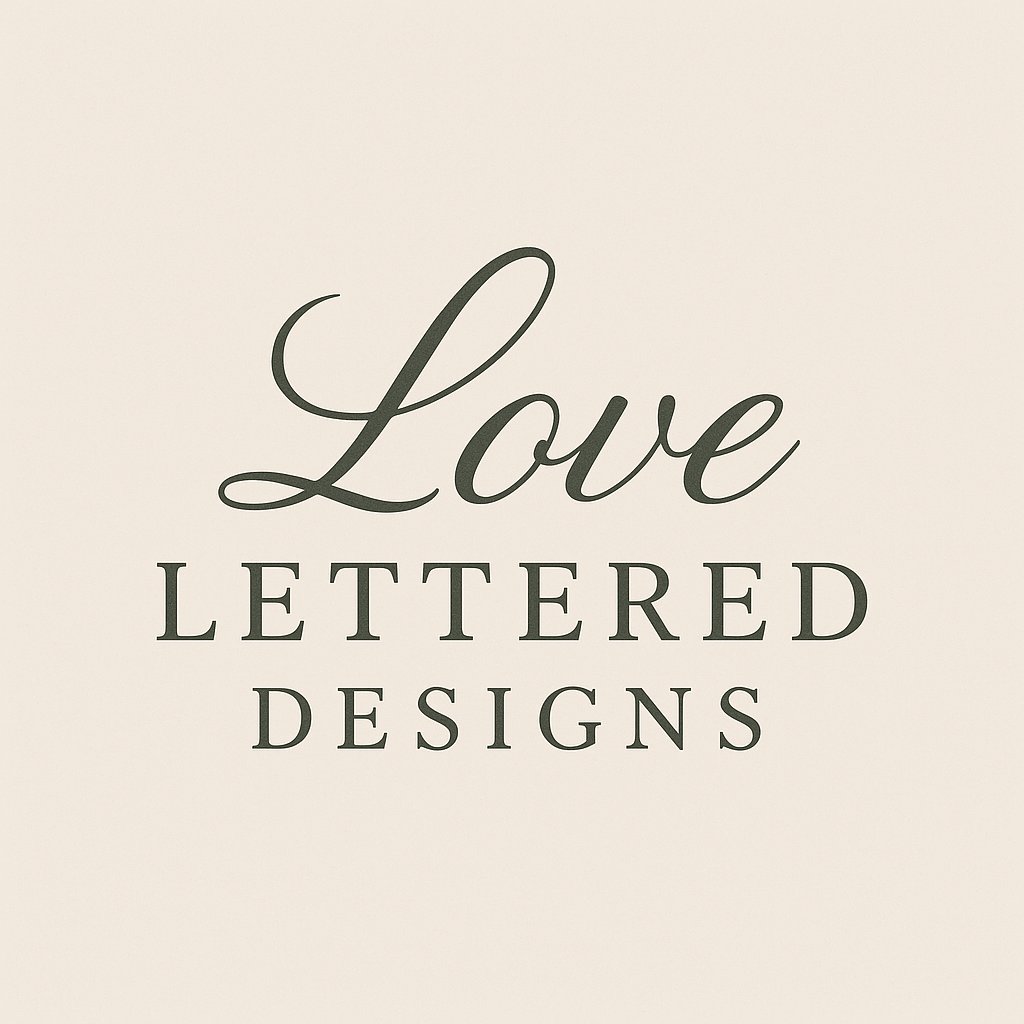 Love Lettered Designs | New Jersey Calligraphy and Custom Engraving