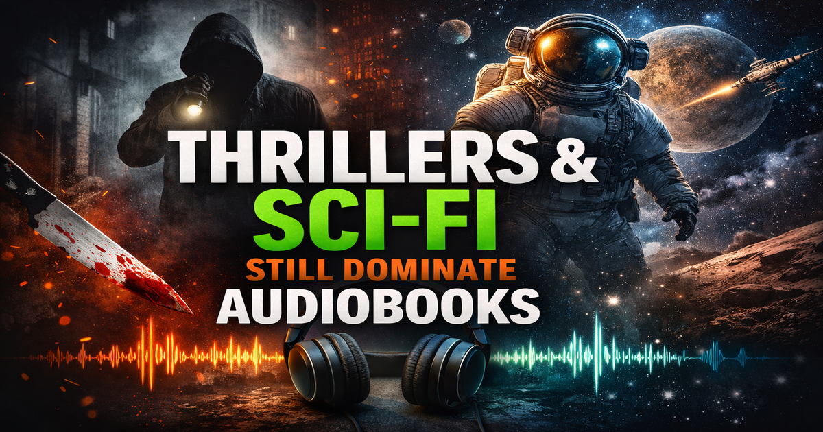 The Audiobook Obsession With Thrillers &amp; Sci-Fi