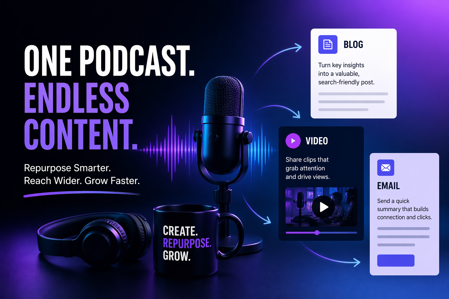 One Podcast, Endless Content
