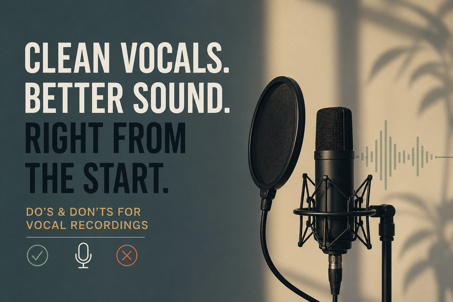 Garbage In, Garbage Out: How to Record Vocals That Don’t Need Saving