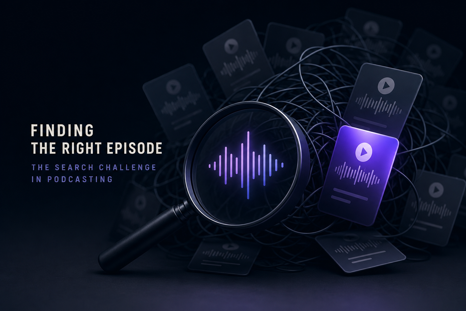 Searchability: You Can’t Listen to What You Can’t Find