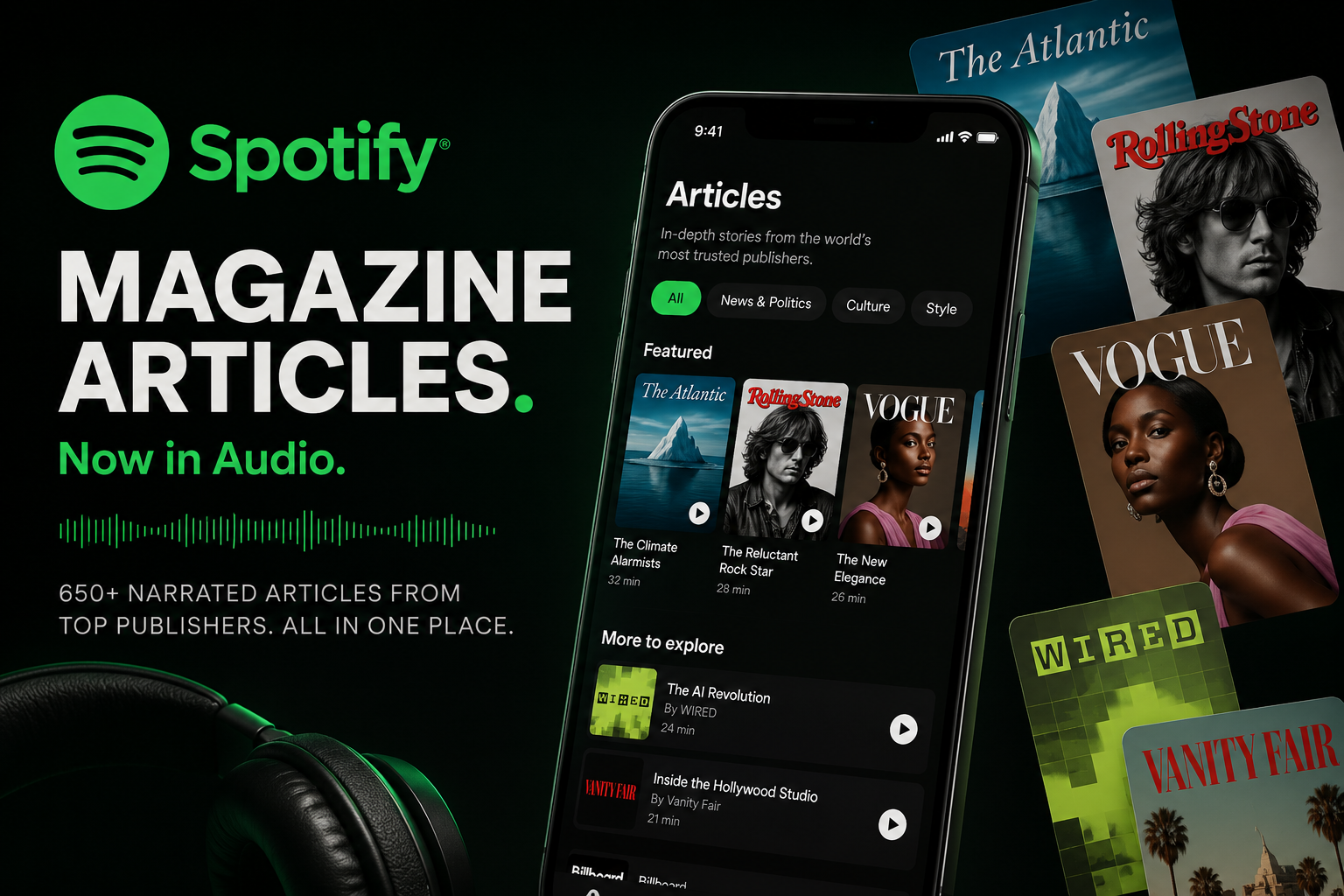Magazine Articles Are the New Audiobooks