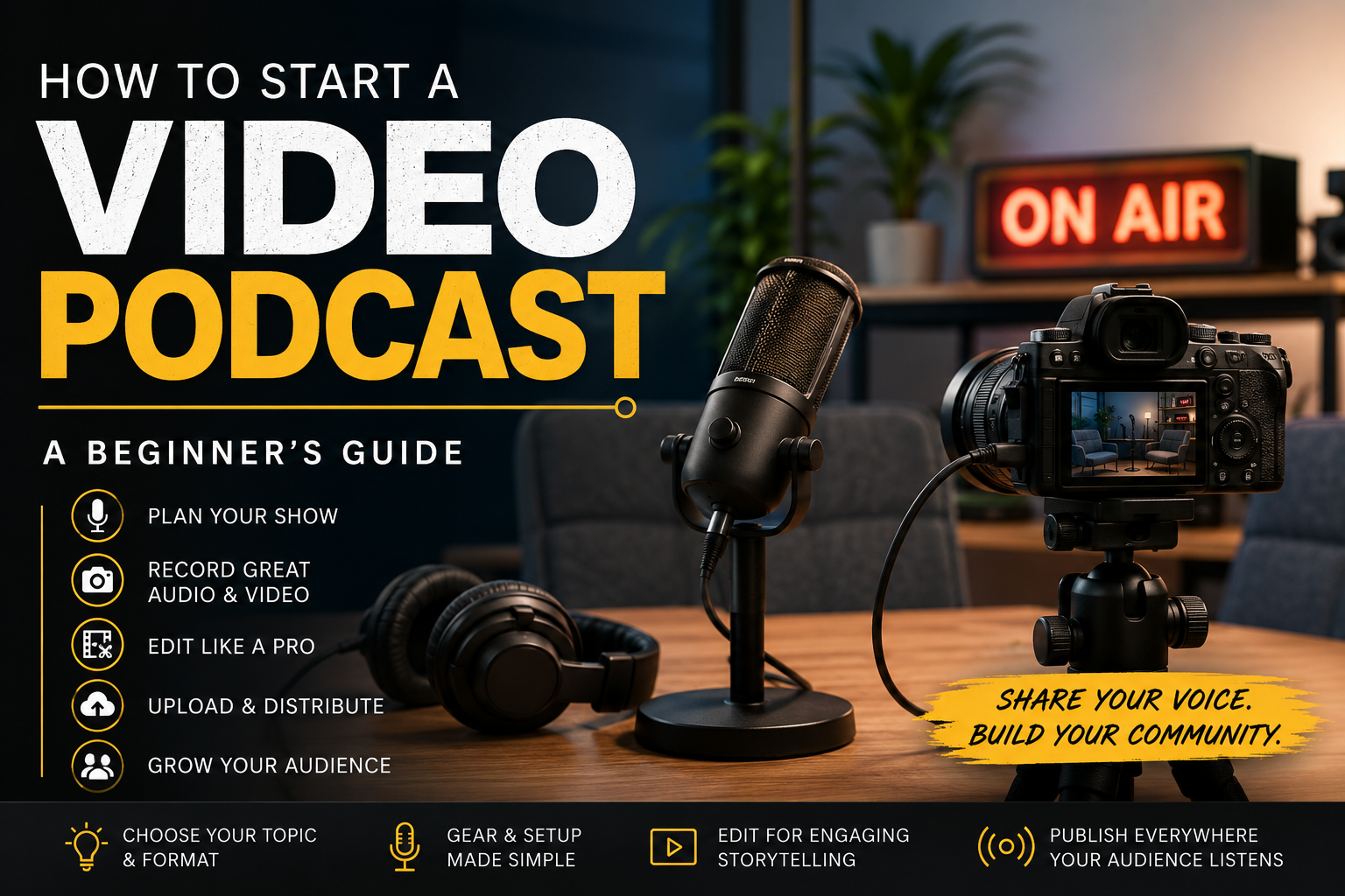 Starting a Video Podcast: A Beginner's Guide