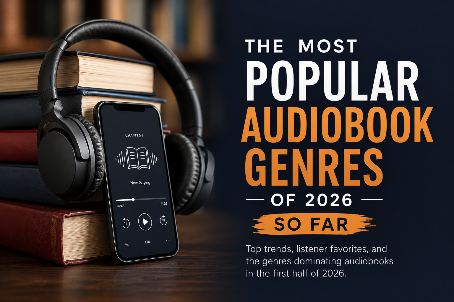 The Most Popular Audiobook Genres of 2026 (So Far)