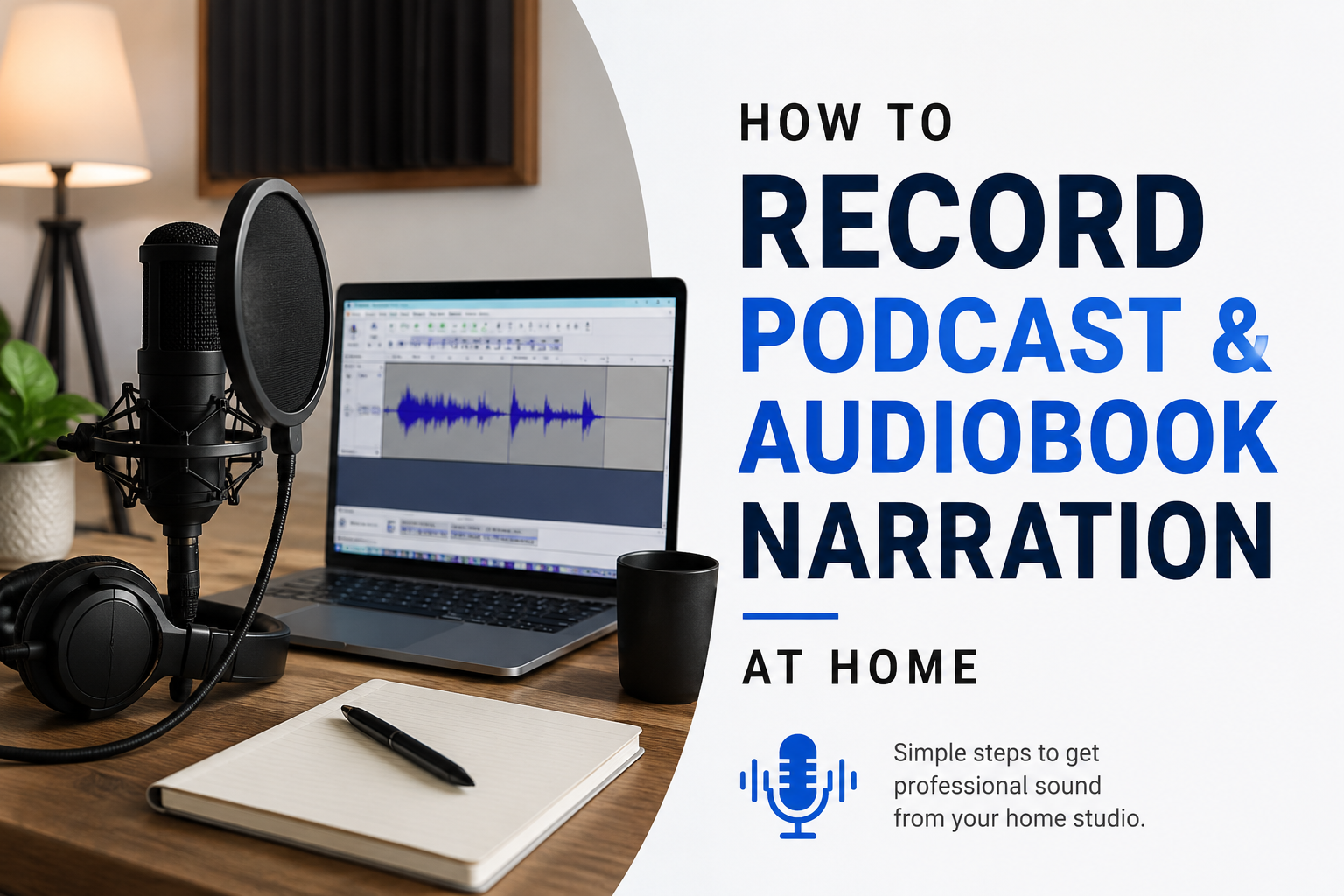 How to Record Professional Podcasts &amp; Audiobooks at Home