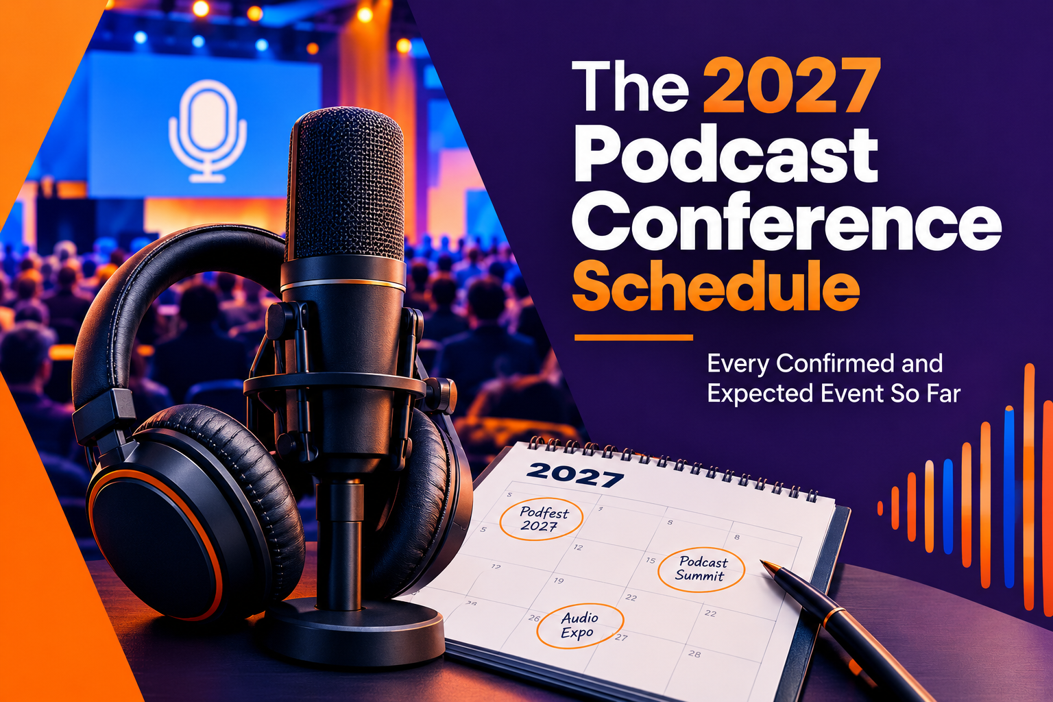 The 2027 Podcast Conference Schedule, Every Confirmed and Expected Event So Far