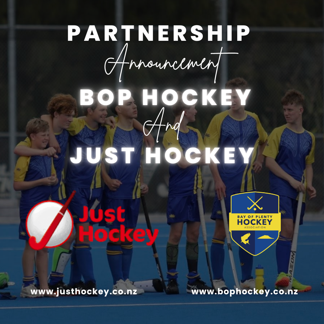Bay of Plenty Hockey Announces New Partnership with Just Hockey.