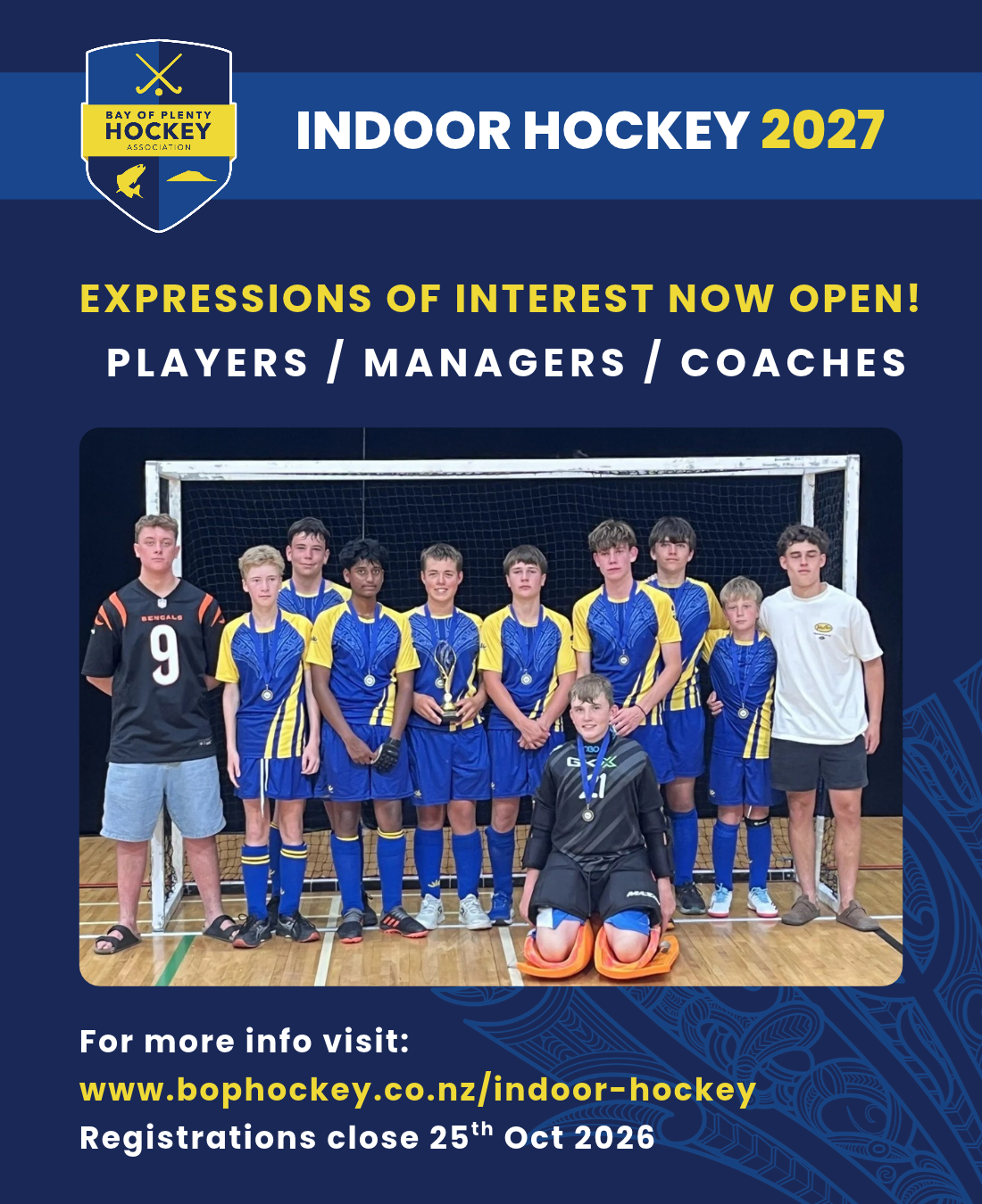 Indoor Hockey 2026/27 Season Update