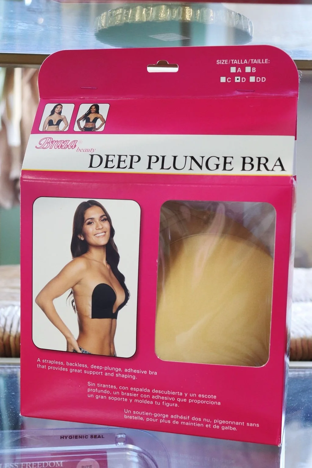 Braza deep plunge bra