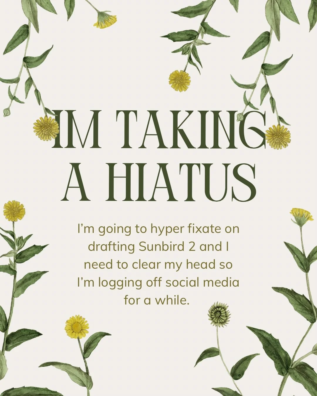 Writing has been very hard for my tired ADHD brain lately. This is not normal for me at all. But I teach creative writing and voice, competitions are coming up for some of my students, and I also have three kids. I haven&rsquo;t been able to get into