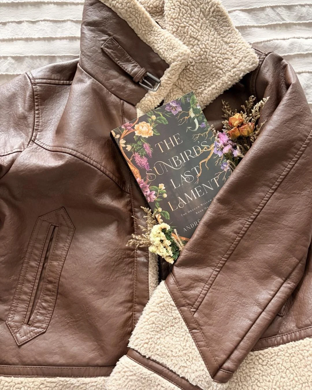 QOTD: What's a simply thing in a book that makes you cry now (Lavender soap, anyone?)

I have this jacket that looks just like Evander's from The Sunbird's Last Lament and Wild Elegy and now I get kind of choked up whenever I wear it.

The Sunbird&rs