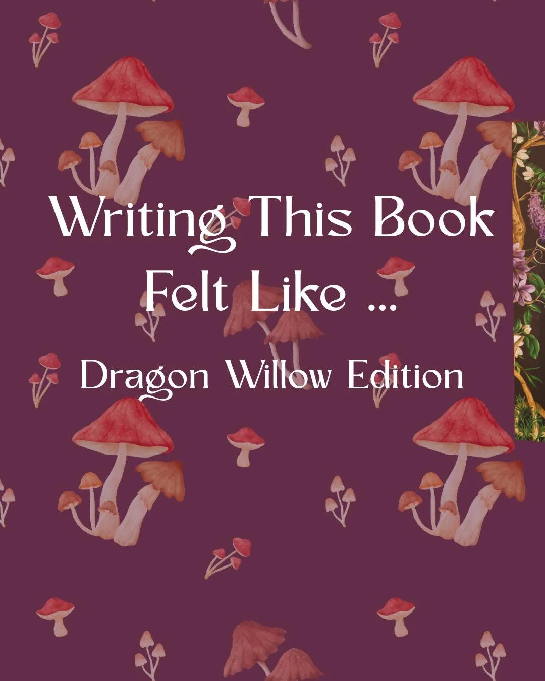 The Dragon Willow series is a whimsical, heart-wrenching romantasy series about a runaway princess with botanical magic and her forbidden passion for the son of her enemy. Perfect for fans of 

🐉 Dragons 
&hearts;️ Epic battles
🐉 Enemies to lovers
