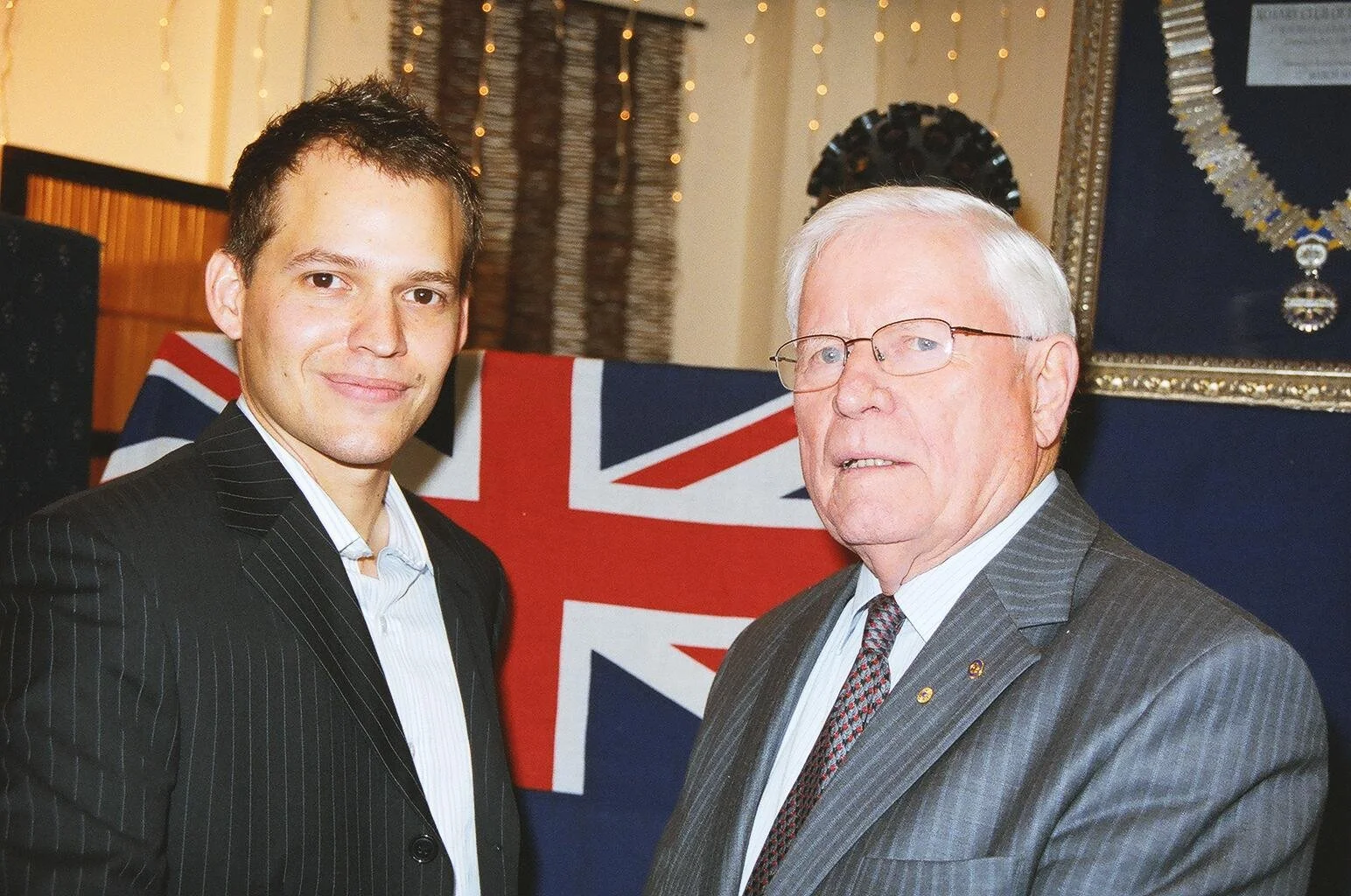 Dr David hawe & Royce Abbey 9th May 2006.JPG