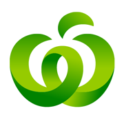 Abstract green circular logo with interlocking shapes