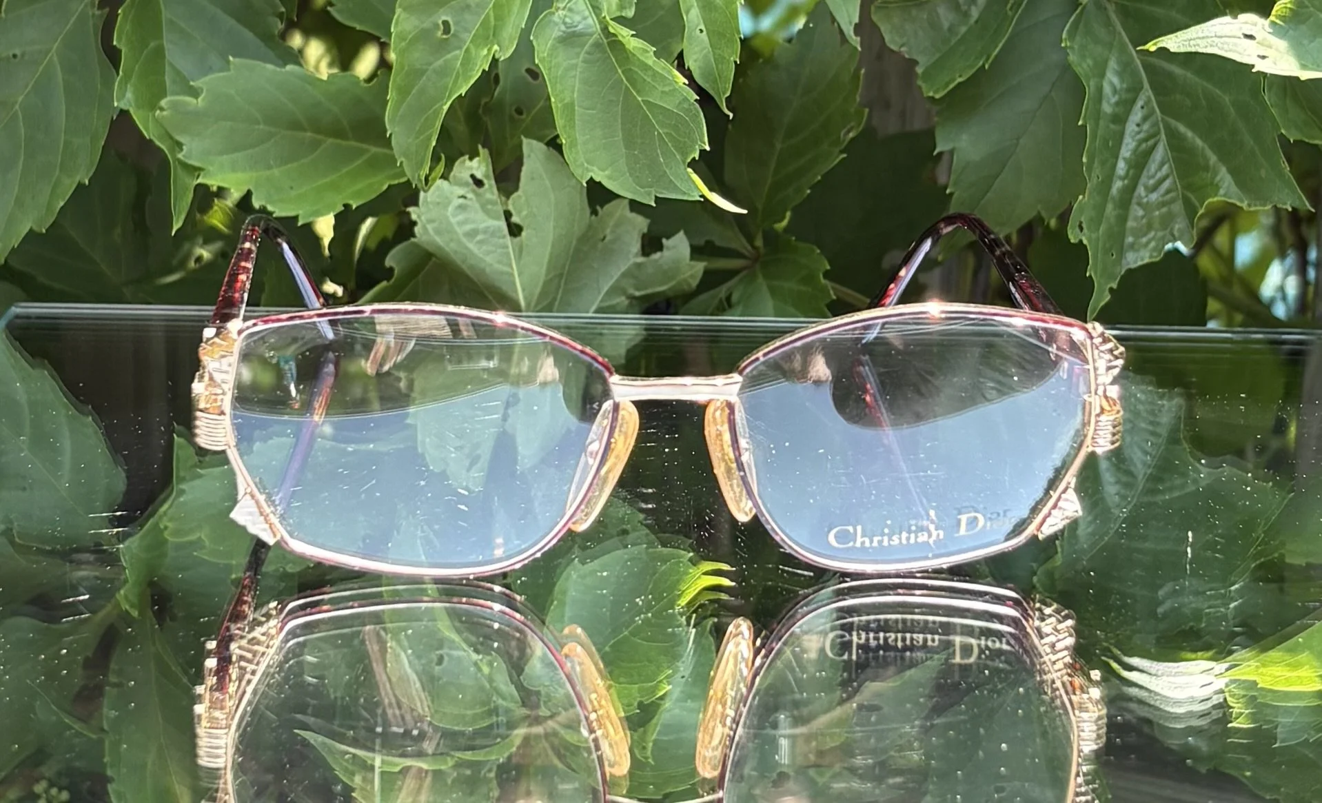 Vintage Christian Dior Metal Laquer Frames