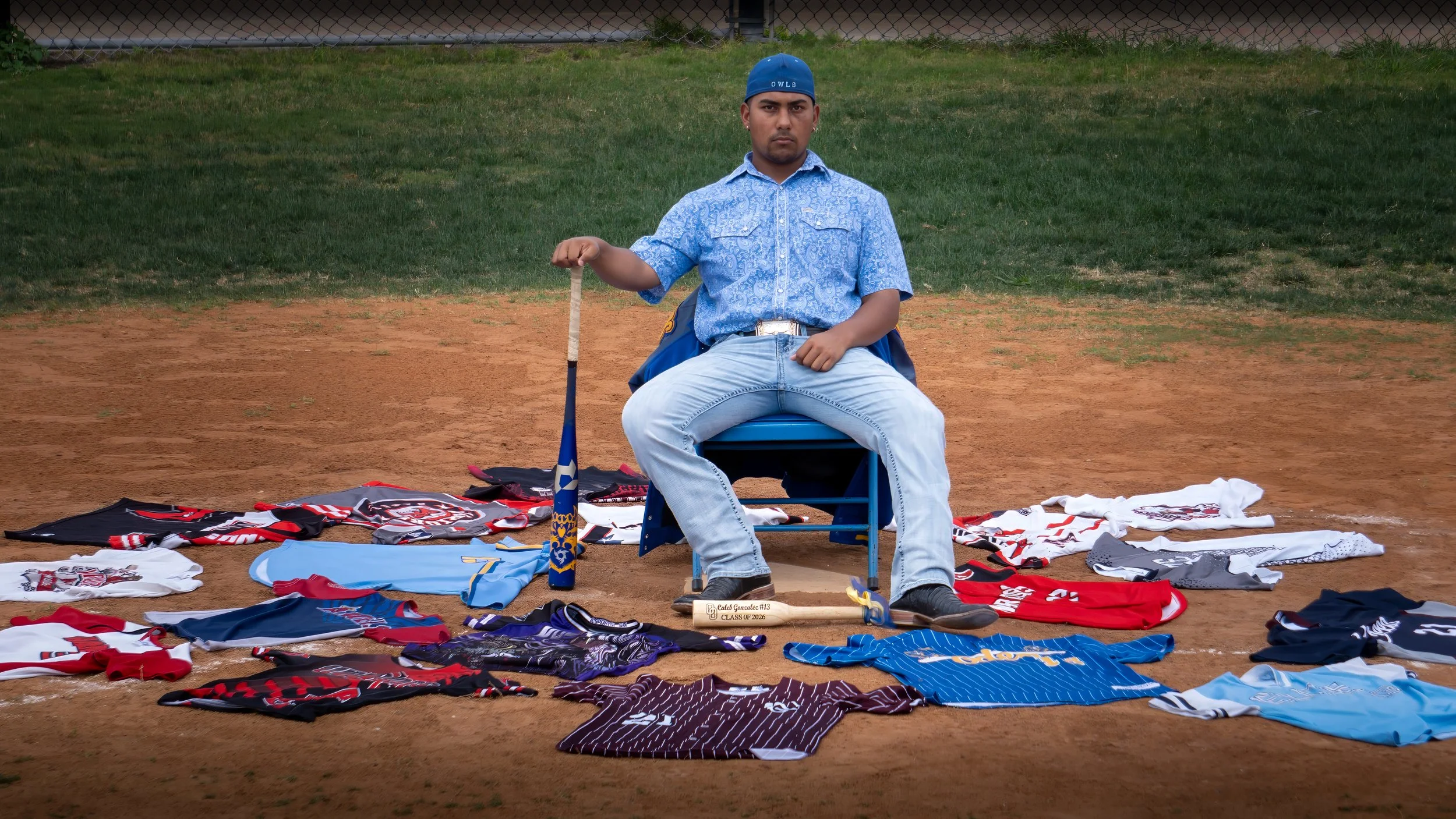 Senior athlete portrait photography for baseball signing day, New Visual Reality