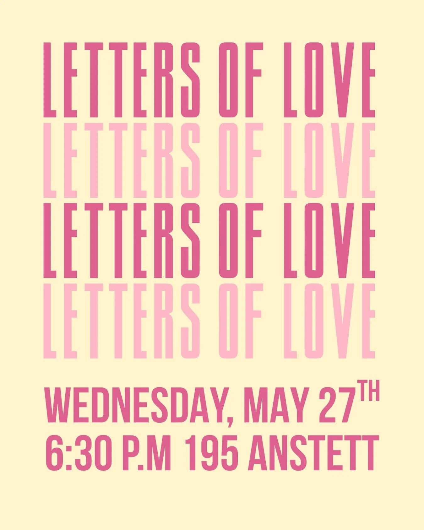 Join us next Wednesday for the final meeting of the year!