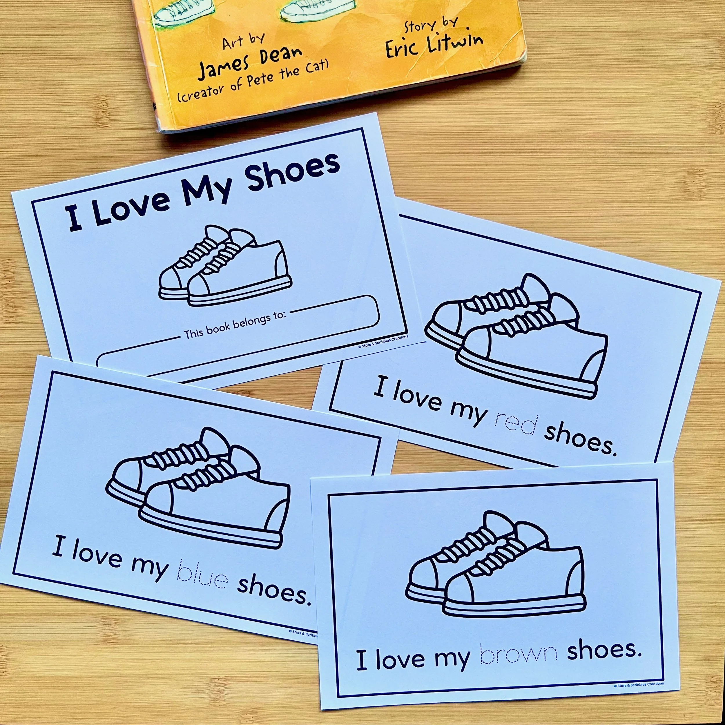Pete the Cat: I Love My White Shoes Book Companion Activities