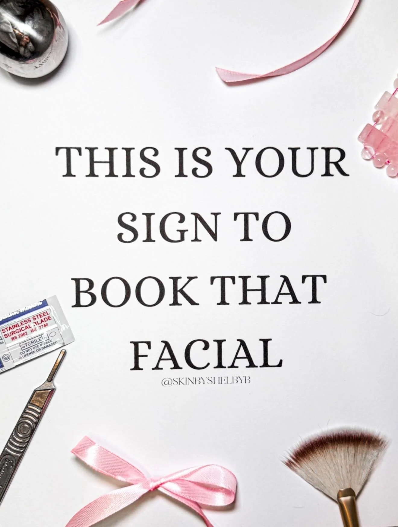 If your seeing this its time to book that appointment 💖

If we haven&rsquo;t met yet, I&rsquo;m the face behind Skin by Shelby B, and I specialize in all things skin, advanced treatments, and brows. My passion is helping you feel confident in your s