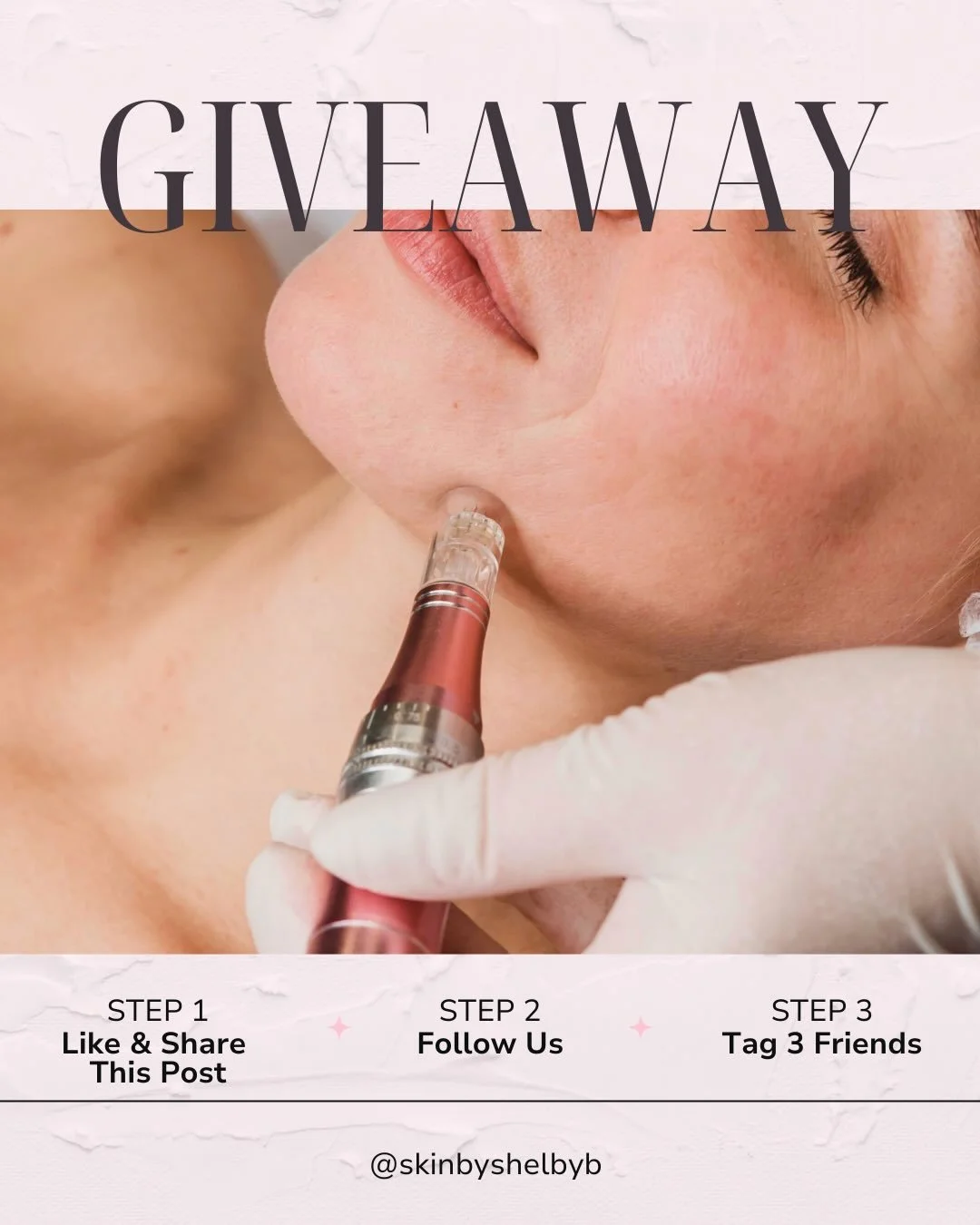 ✨ G I V E A W A Y ✨
WIN a FREE Microneedling Facial
💎 Valued at $150 💎

Because glowing, healthy skin is the vibe this year ✨
I&rsquo;m giving ONE lucky winner a complimentary microneedling facial to boost collagen, improve texture, and give your s