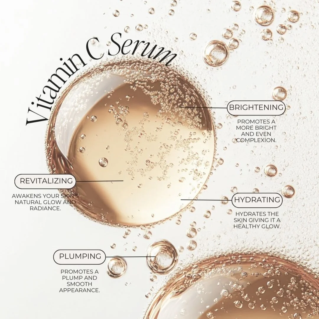 Brightens dull skin, fades dark spots, boosts collagen, and protects against daily environmental stressors.
If you&rsquo;re looking to even tone, smooth texture, and get that healthy, radiant glow. Vitamin C is a must in your routine.

Esti tip: Appl
