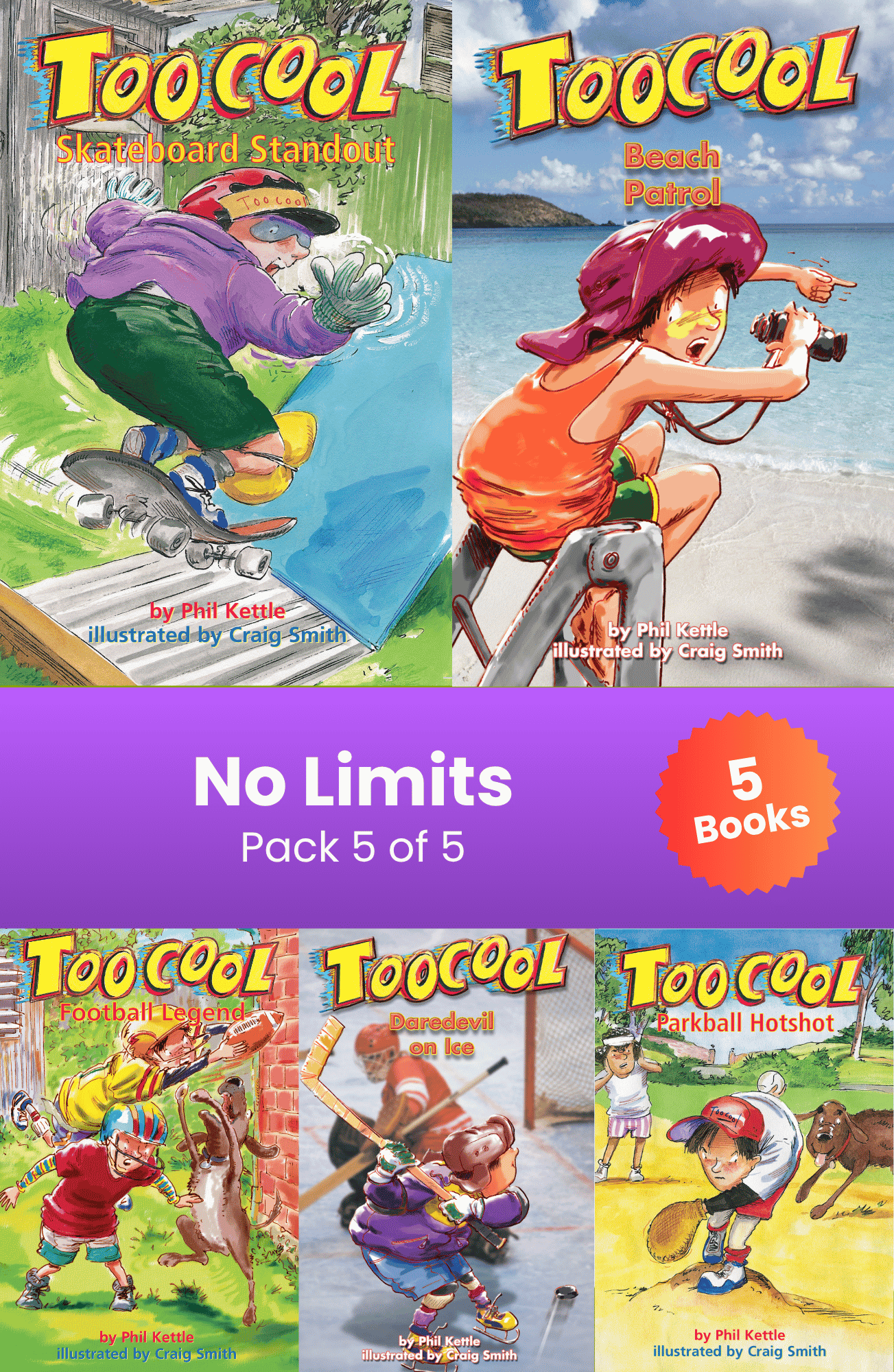 TooCool No Limits Pack (5 Books)