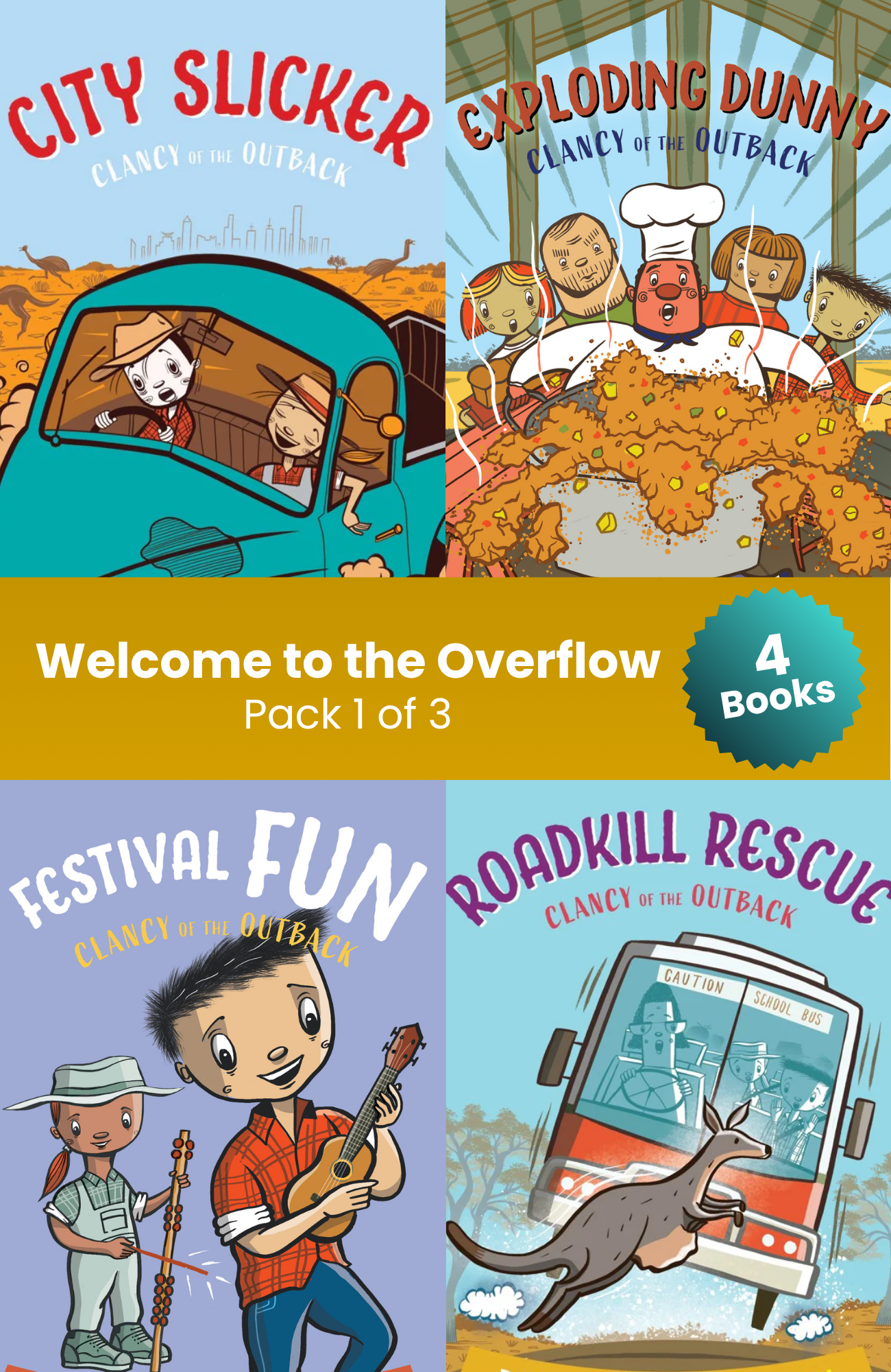 Clancy: Welcome to the Overflow Pack (4 Books)