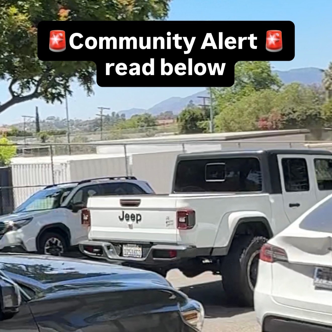This vehicle has been following our canvassers all morning and pulling down our campaign literature, including yard signs in front of my own home. The individuals in this vehicle were observed distributing literature for the Hernandez campaign.

They