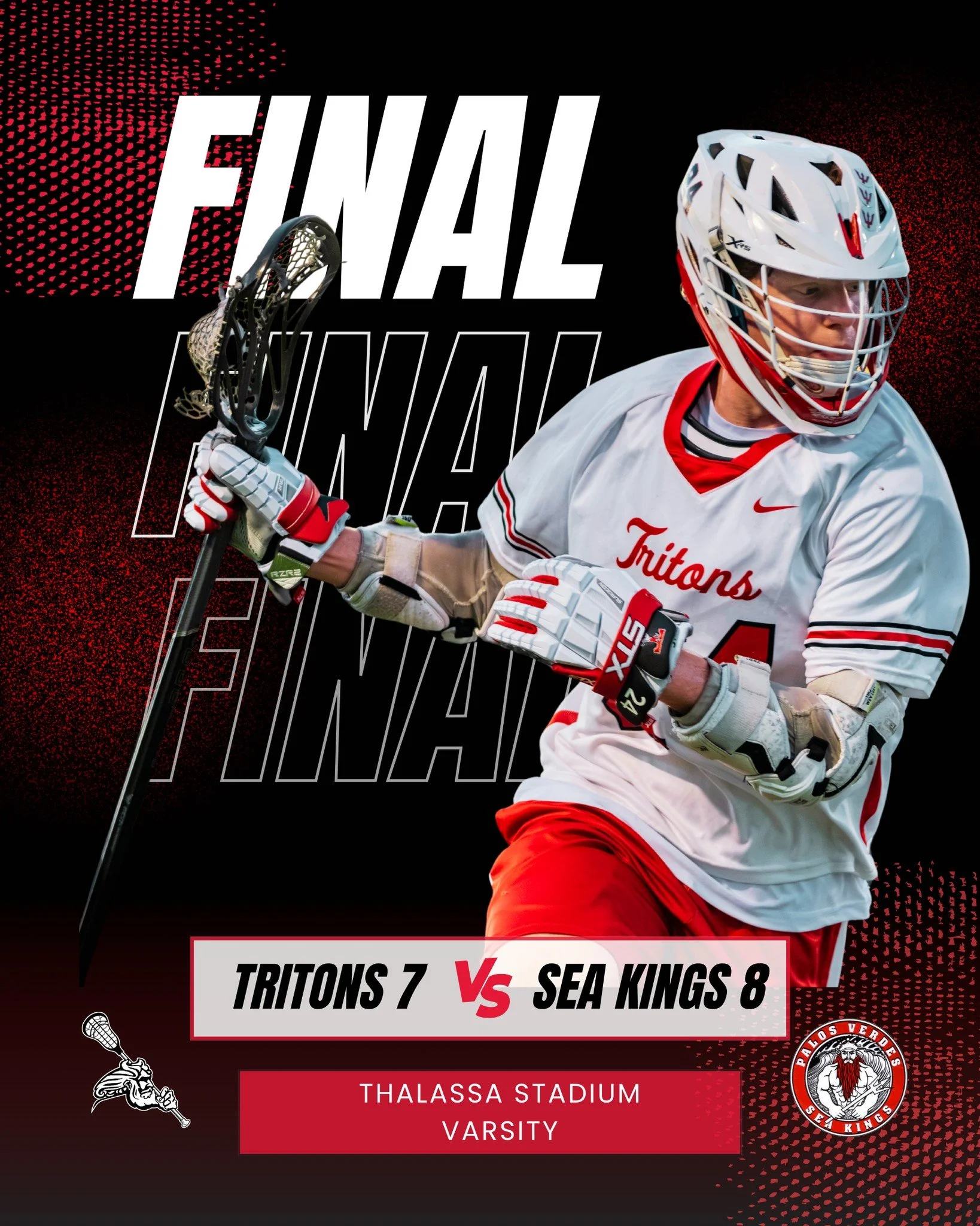 Saturday at home brought the battle 🥍 Varsity fought hard all the way to the final whistle and finished just behind 7 to 8 against the Palos Verdes Sea Kings. JV delivered an epic performance and stays undefeated with a strong 9 to 3 win. We are pro