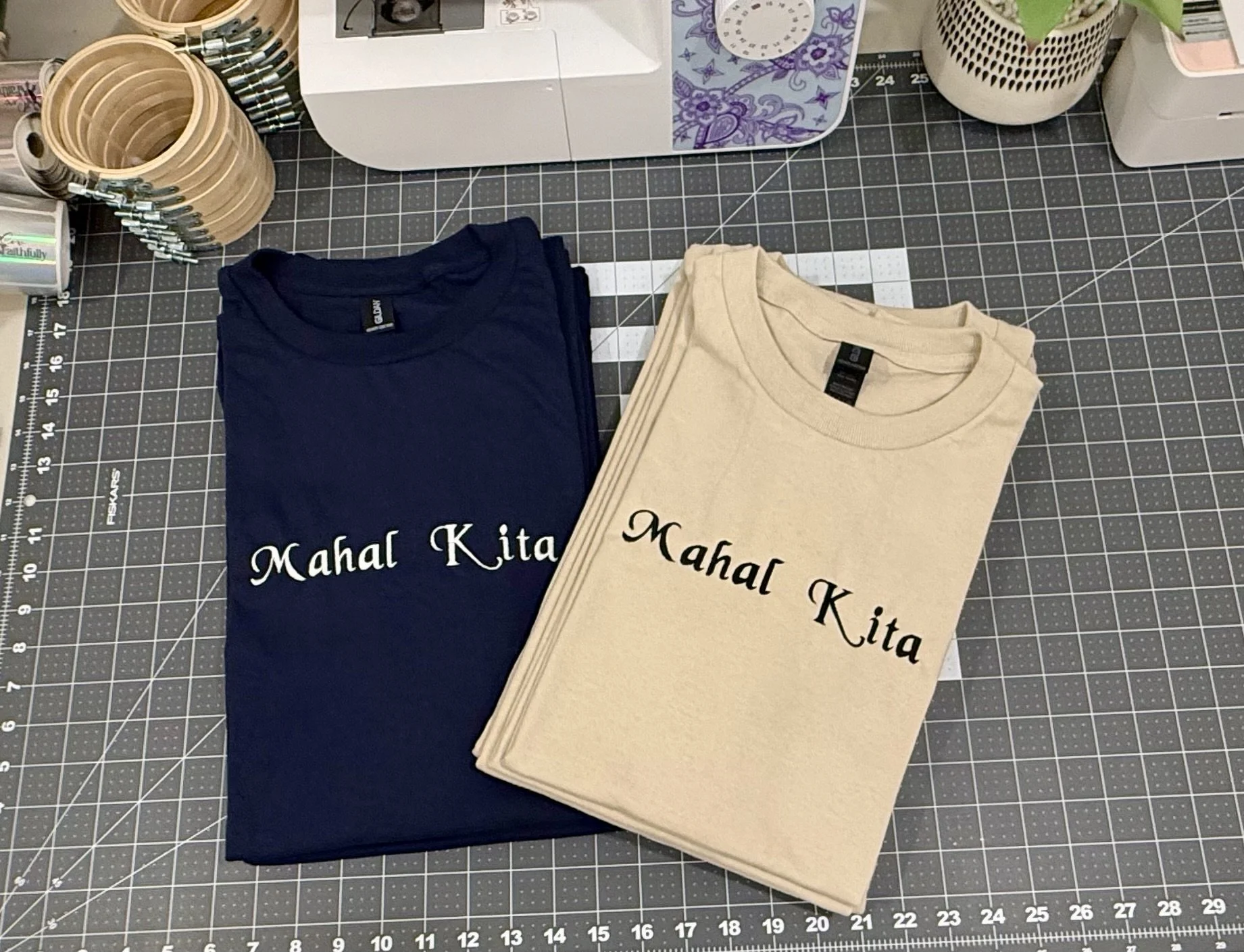 “Mahal Kita” Embroidered Unisex T-Shirt – Philippine Flag & Map Design