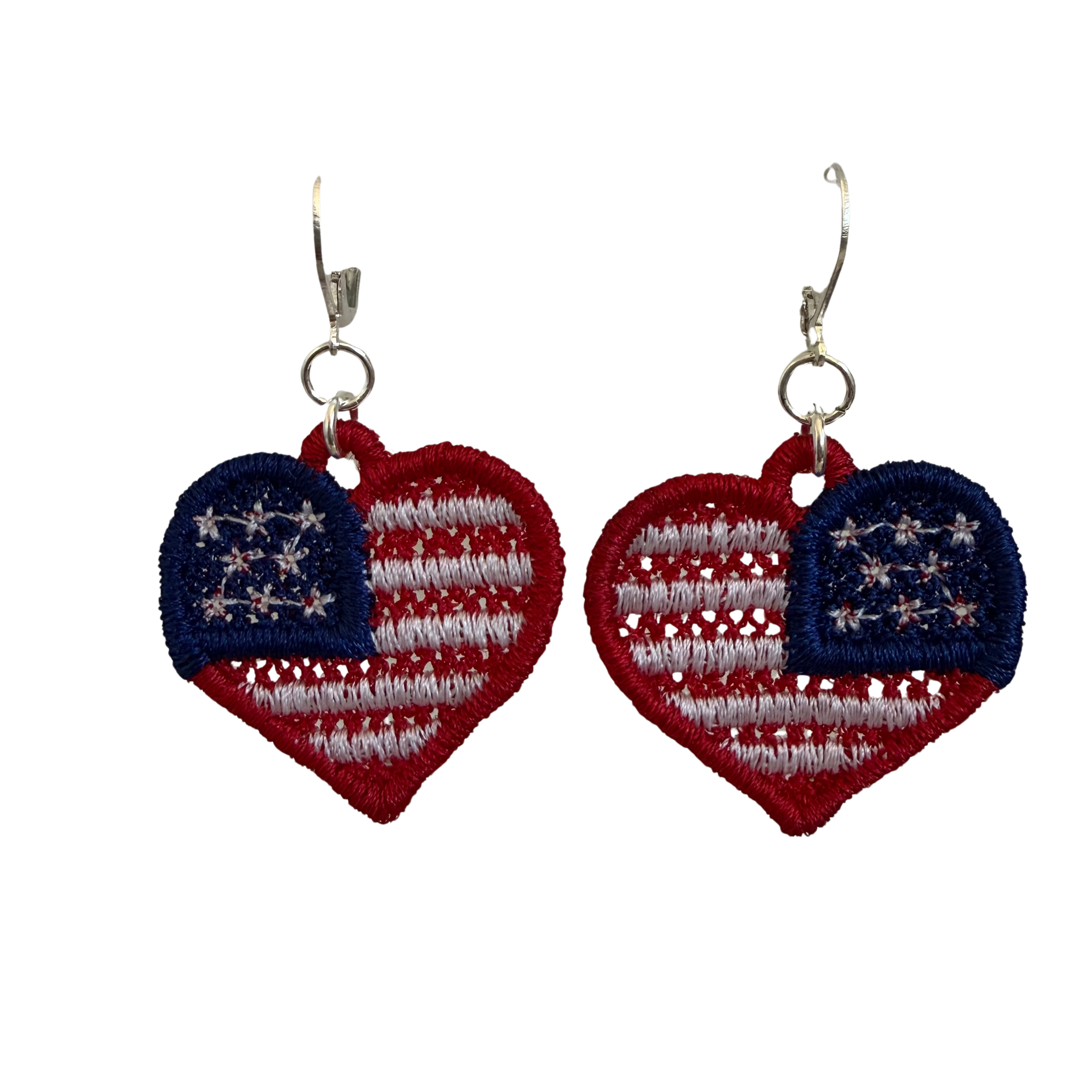 American Heart Lace Earrings