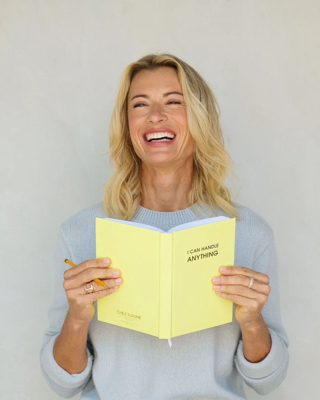 Some people read inspirational books 📚....⁠
Me? ⁠
I hold them like emotional support animals 🦮😉⁠
⁠
This one says &ldquo;I CAN HANDLE ANYTHING,&rdquo; ⁠
which is adorable considering the Universe has personally tested that theory repeatedly: Suicid