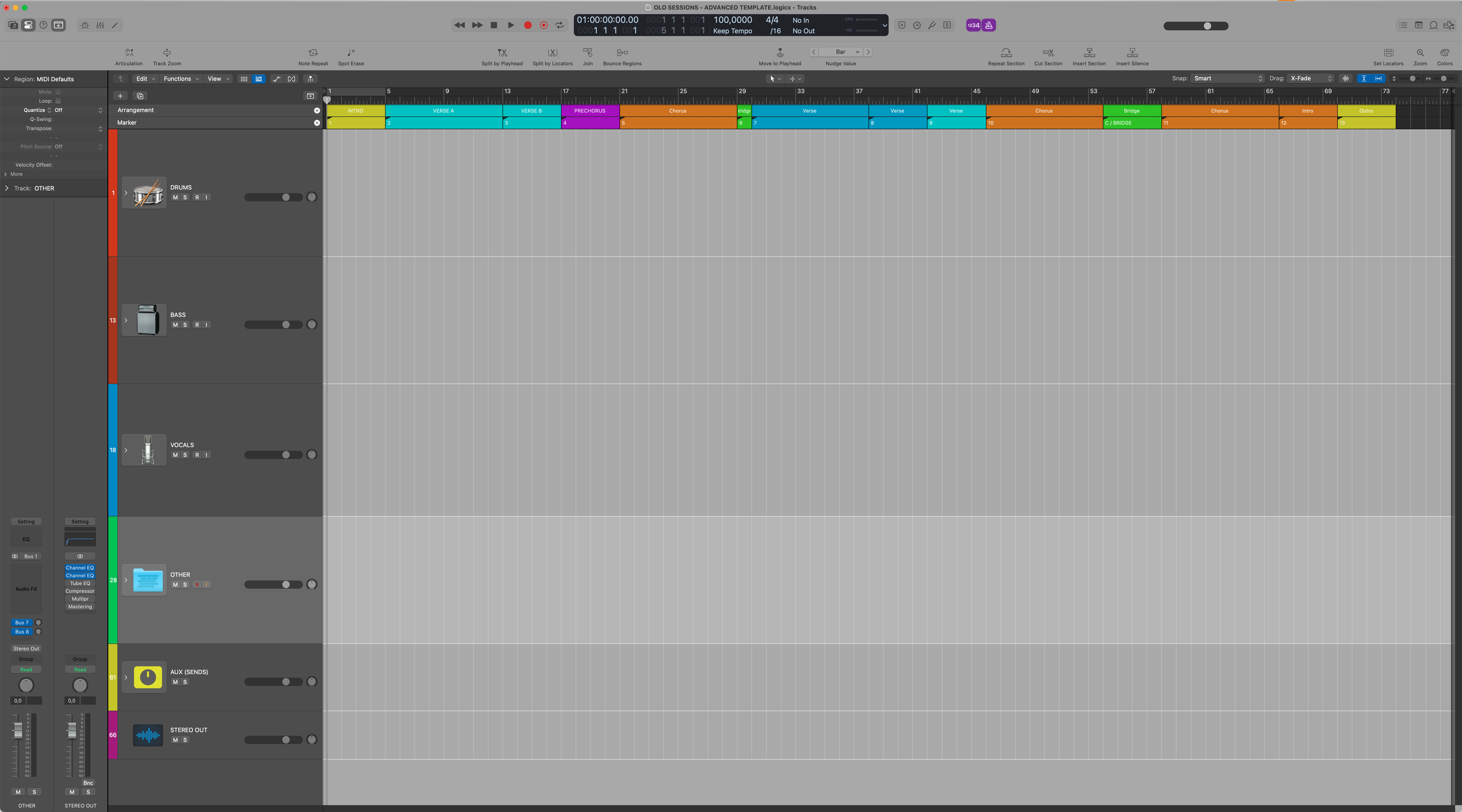 LOGIC PRO - ADVANCED TEMPLATE