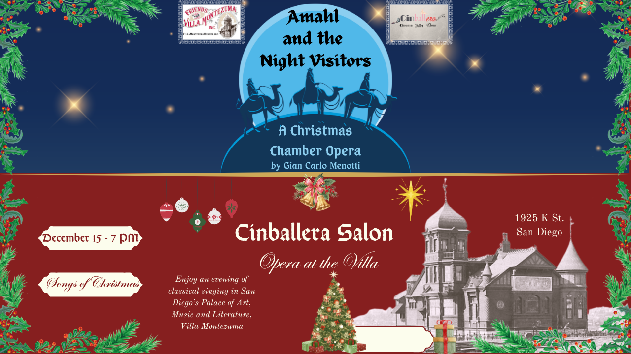 Cinballera Salon: “Amahl and the Night Visitors” and Songs of Christmas