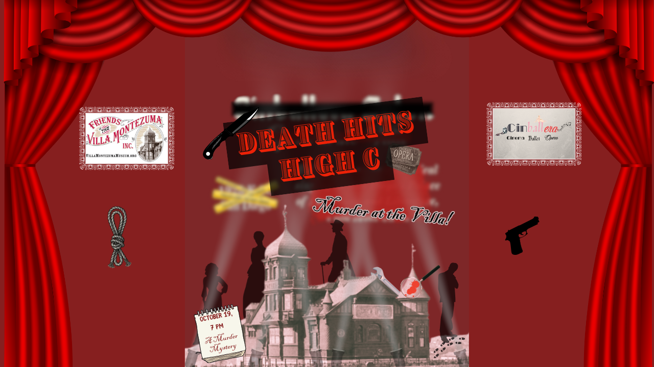October Salon - ‘Death Hits High C:’ Murder at the Villa!
