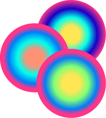 Personality type orbs for INFJ, ESFJ, and ISTJ personality types