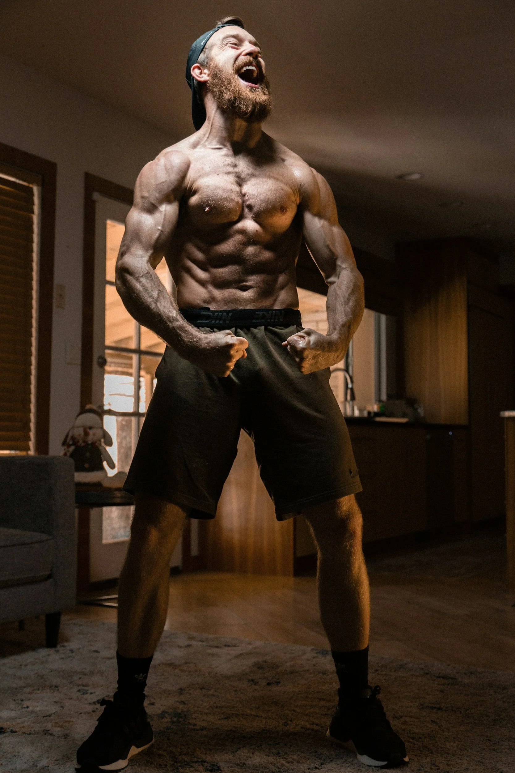 Get shredded while working from home