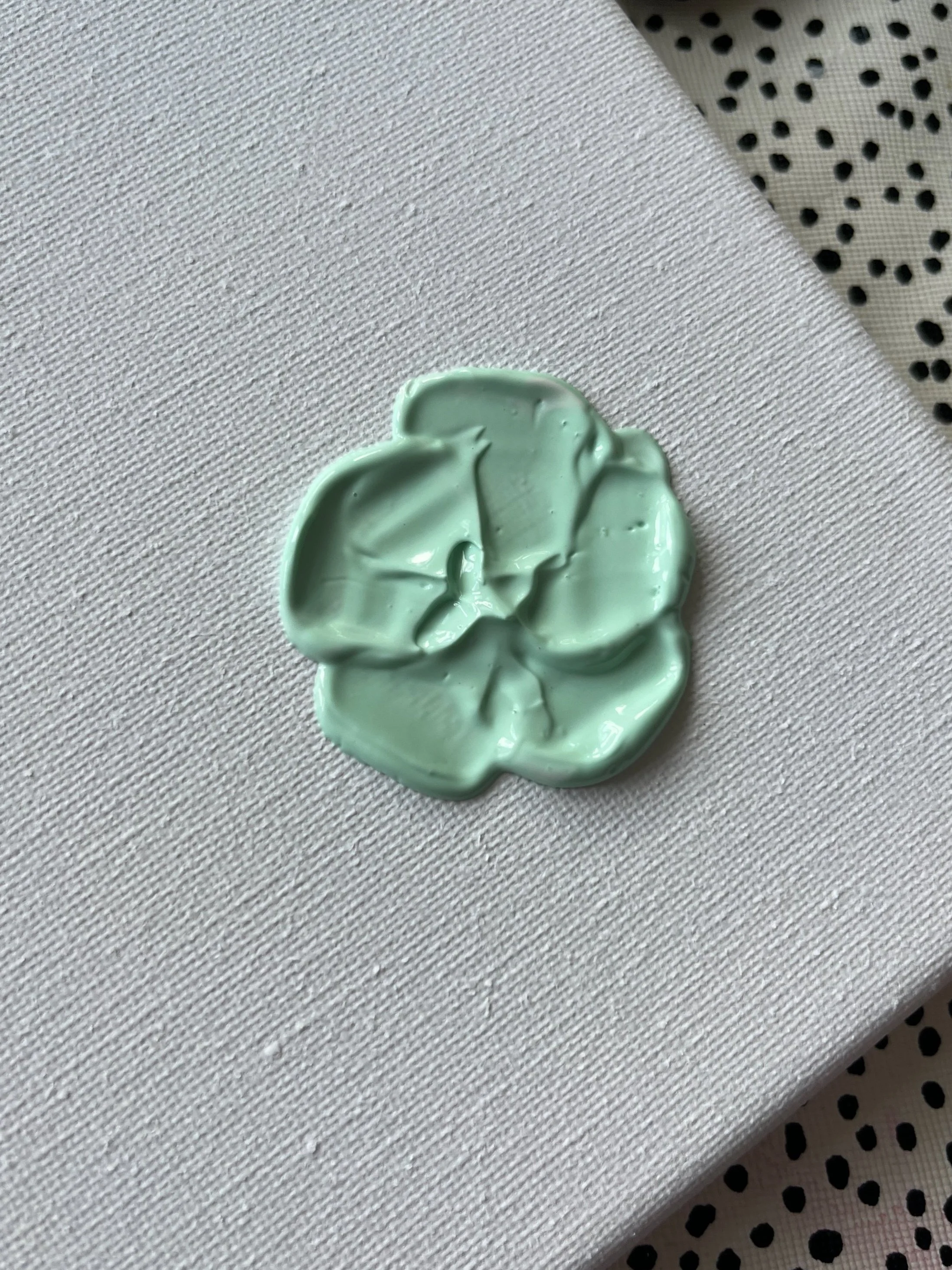 11. Repeat until you have petals all the way around to create the flower (we like doing things is odd number so 5 is perfect!)