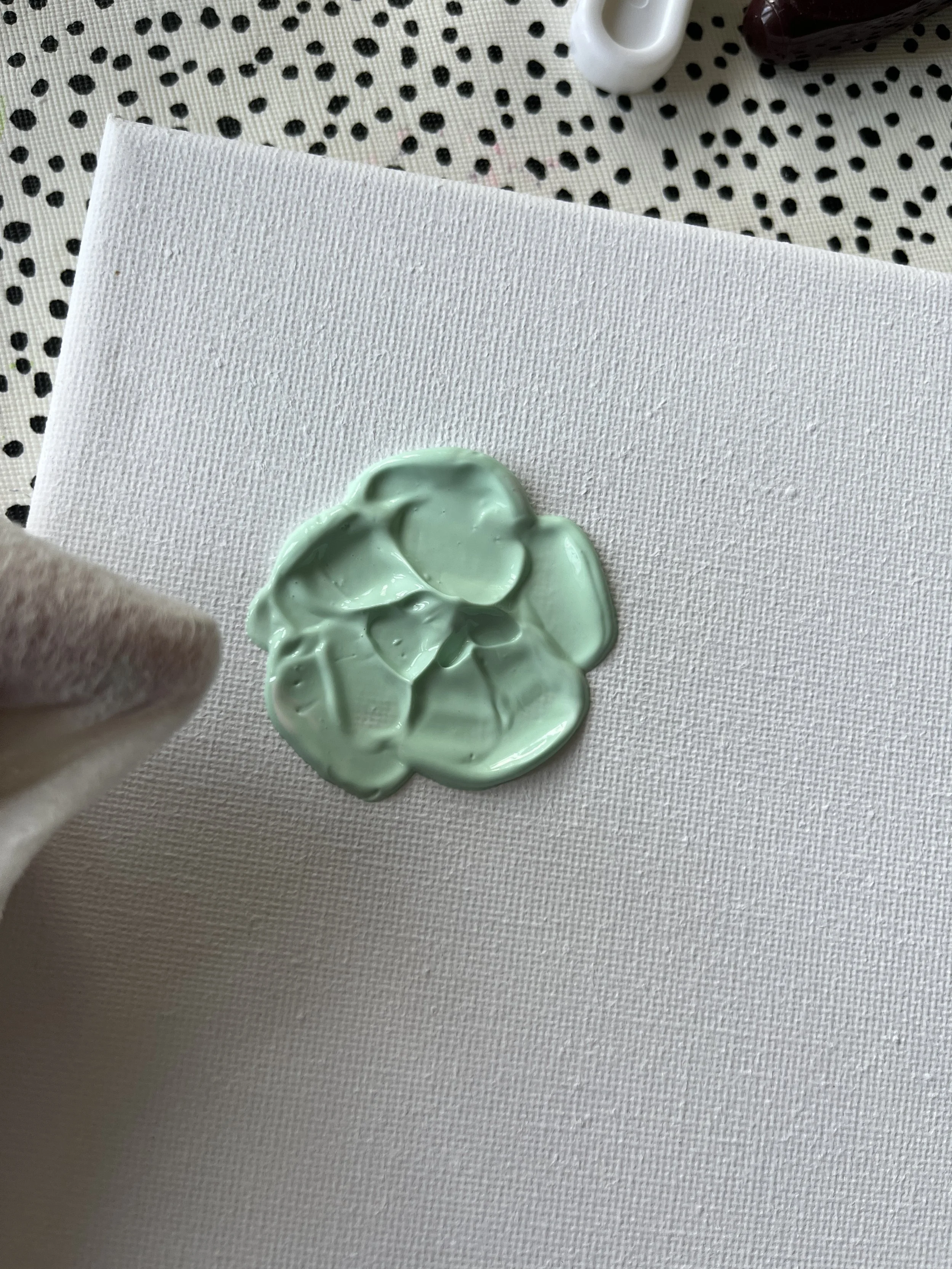 13. I smudged this one a little bit on the left but it's easy to use a baby wipe on your finger or damp tissue to wipe it away before it dries. 