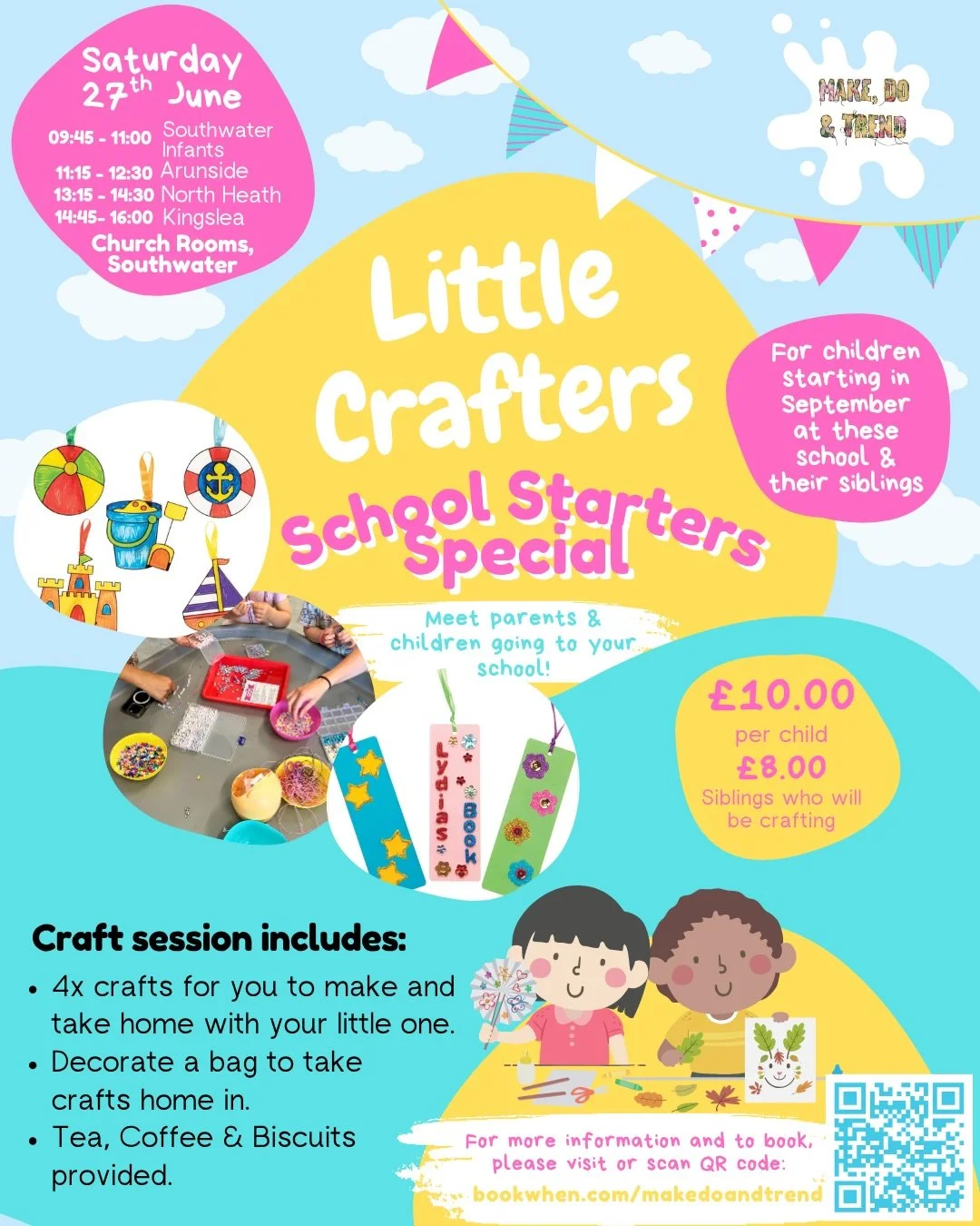🚨 LAST CHANCE TO BOOK &ndash; THESE SESSIONS MAY BE CANCELLED 🚨

Unfortunately, if more places aren&rsquo;t booked soon, I will have to cancel some of these sessions so it&rsquo;s viable for me to run them but also for you to meet other families 😊