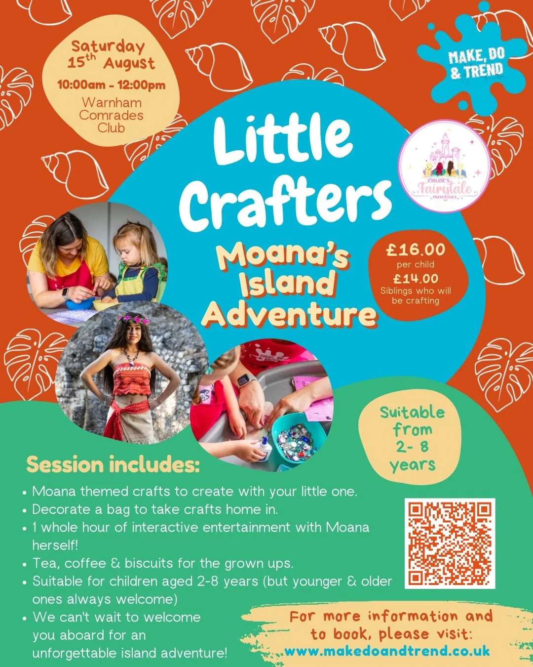 🌺 The new Moana movie is finally here! 🌊✨

The live action Moana film is out TODAY 🍿 and to celebrate, we have an exciting morning planned full of Moana fun next month 🤩 
Working during the week? We&rsquo;ve got you covered because it&rsquo;s on 