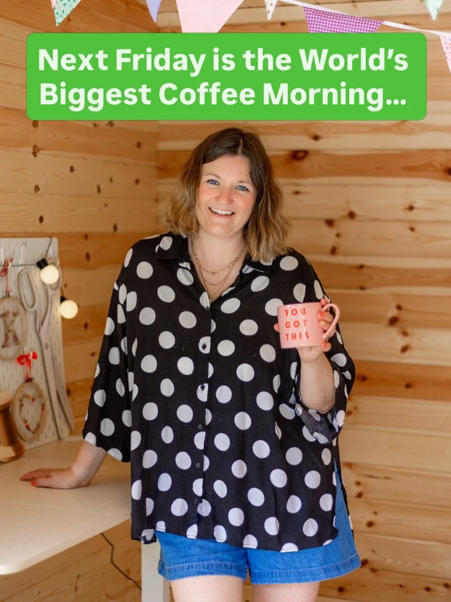 ☕️💚 A little Macmillan Coffee Morning update&hellip;

I&rsquo;m busy getting everything ready for my Macmillan Craft &amp; Coffee Morning on Friday 25th September and I&rsquo;m so excited to bring everyone together for a couple of lovely hours of cr