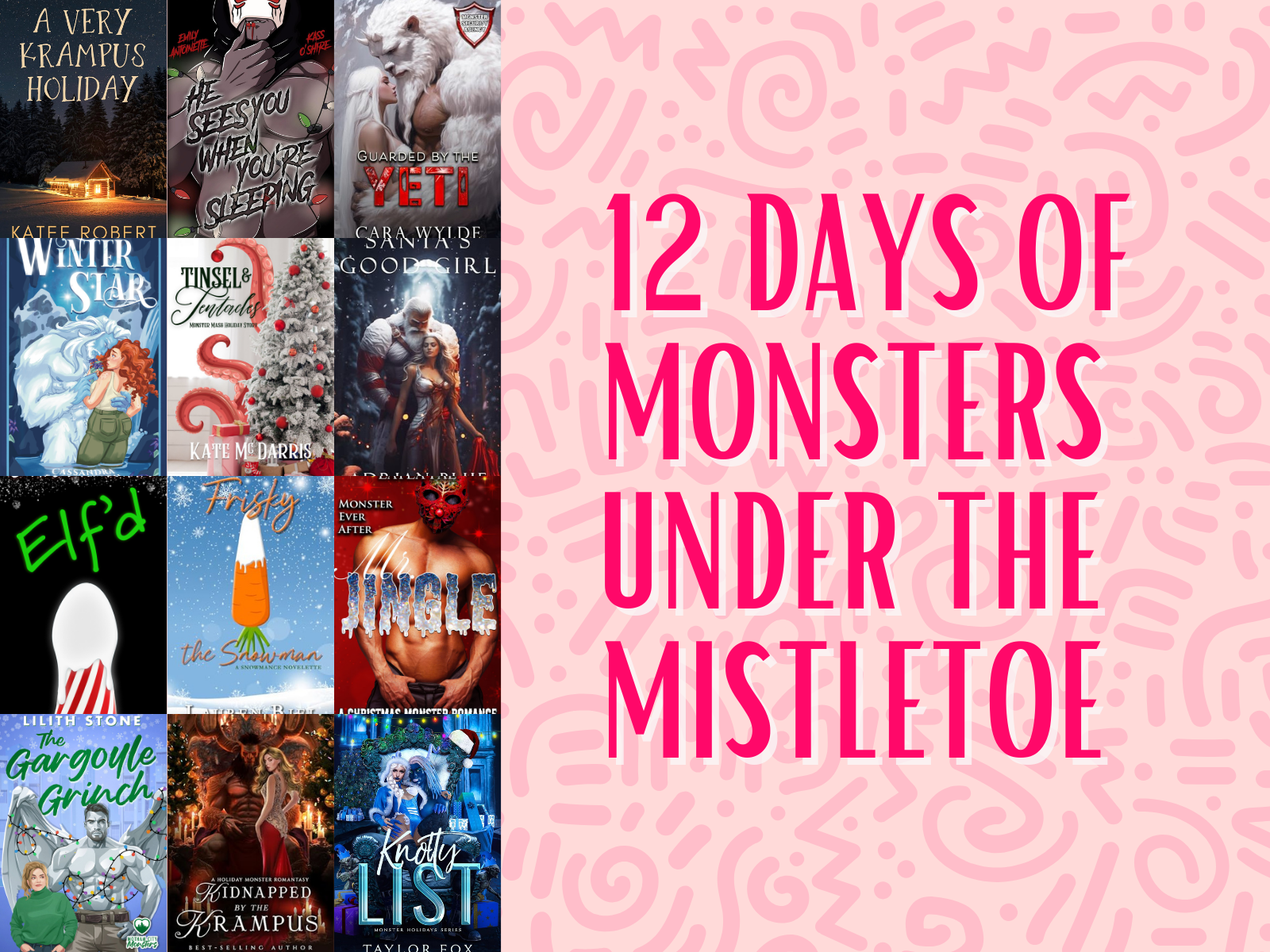 12 Days of Monsters Under the Mistletoe: Paranormal &amp; Creature Christmas Romances