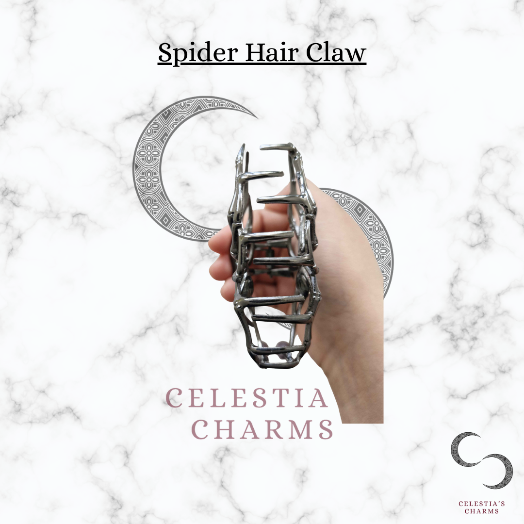 Spider Hair Claw Side View | Celestia's Charms