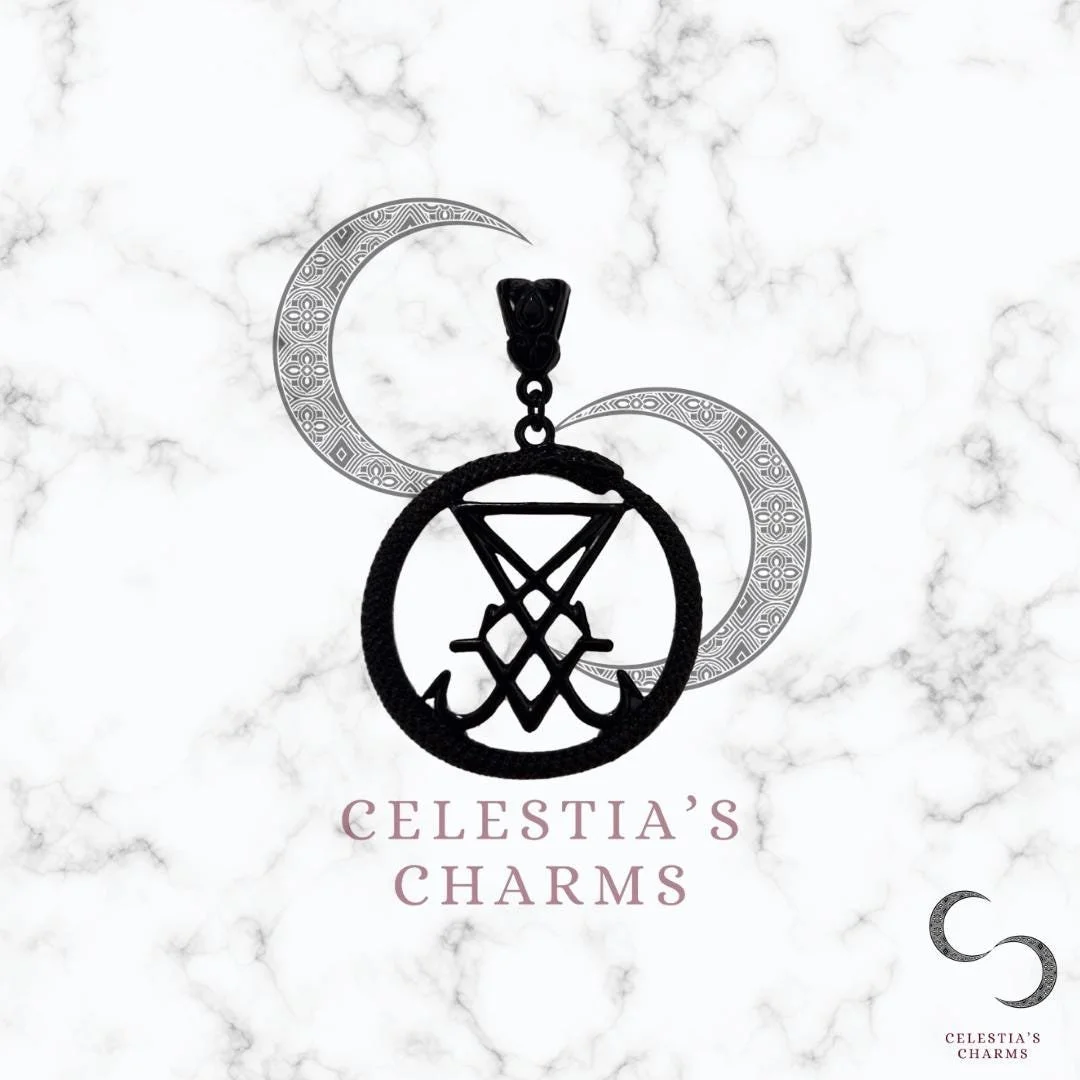 Sigil of Lucifer Snake Pendant | Celestia's Charms