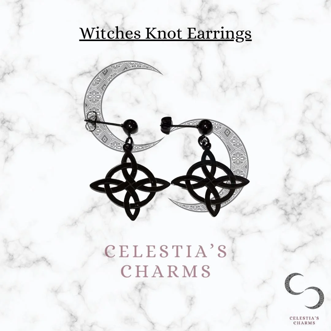 Witch's Knot Earrings | Celestia's Charms